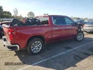 2020 Chevrolet Silverado 1500 LTZ with VIN 1GCUYGETXLZ270472, listed as a Copart auction lot 45423385 with 99,696 mi miles and Salvage Title. Bid and sale history available at DreamBid. Image 3.