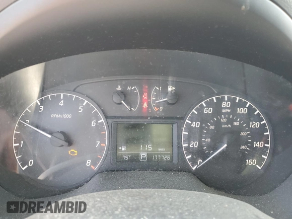 2016 Nissan Sentra SR with VIN 3N1AB7APXGY220915, listed as a Copart auction lot 53070665 with 177,726 mi miles and Salvage Title. Bid and sale history available at DreamBid. Image 9.