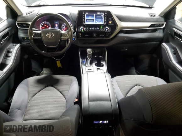 2020 Toyota Highlander L with VIN 5TDCZRBH8LS514044, listed as a Copart auction lot 53037635 with 49,001 mi miles and Salvage title. Bid and sale history available at DreamBid. Image 8.