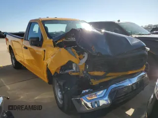 2021 Ford F-150 XL with VIN 1FTMF1C56MKD34668, listed as a Copart auction lot 46690585 with 18,955 mi miles and Clean title. Bid and sale history available at DreamBid. Image 4.