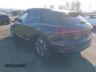 2021 Audi e-tron Premium with VIN WA1AAAGE3MB021535, listed as a IAAI auction lot 41146496 with 53,293 mi miles. Bid and sale history available at carsss.com. Image 3.