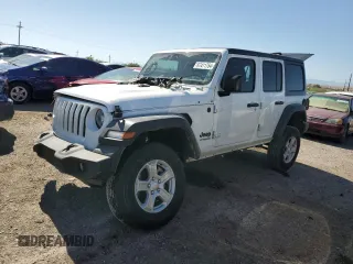 2022 Jeep Wrangler Unlimited Willys with VIN 1C4HJXDN2NW134737, listed as a Copart auction lot 67411754 with 56,296 mi miles and Salvage Title. Bid and sale history available at DreamBid. Image 1.