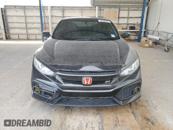 2017 Honda Civic Si with VIN 2HGFC3A59HH755511, listed as a Copart auction lot 50388225 with 82,420 mi miles and Salvage Title. Bid and sale history available at DreamBid. Image 5.