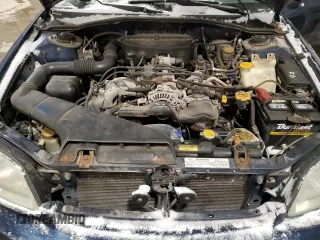 2004 Subaru Legacy Sedan (Natl) L with VIN 4S3BE625546206519, listed as a Copart auction lot 44302505 with 153,896 mi miles and Salvage Title. Bid and sale history available at carsss.com. Image 11.