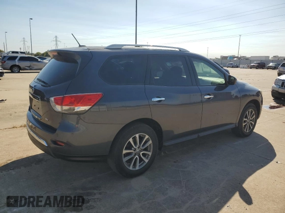 2014 Nissan Pathfinder S z VIN 5N1AR2MN4EC661222, wystawiony jako Copart lot #76400724 z przebiegiem 114 269 mil mil oraz Szkoda całkowita • Salvage title. Historia ofert i sprzedaży dostępna na DreamBid. Obrazek 3.