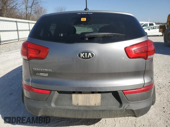 2015 Kia Sportage LX with VIN KNDPB3AC0F7789947, listed as a Copart auction lot 42771665 with 174,591 mi miles and Salvage Title. Bid and sale history available at DreamBid. Image 6.