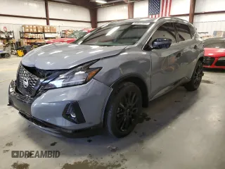 2023 Nissan Murano SV z VIN 5N1AZ2BS6PC131961, wystawiony jako Copart lot #84822304 z przebiegiem 16 813 mil mil oraz Szkoda całkowita • Salvage title. Historia ofert i sprzedaży dostępna na DreamBid. Obrazek 1.