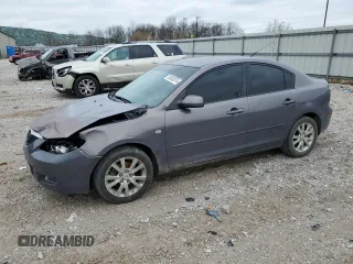 2008 Mazda 3 Sport with VIN JM1BK12F381786523, listed as a Copart auction lot 83585974 with 234,317 mi miles and Salvage Title. Bid and sale history available at DreamBid. Image 1.