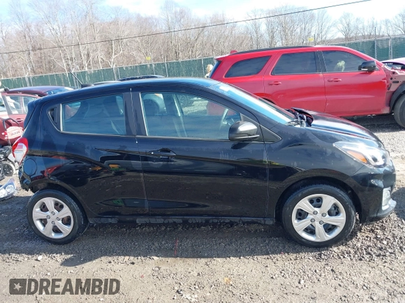 2020 Chevrolet Spark LS with VIN KL8CB6SA8LC477514, listed as a IAAI auction lot 41706916 with 76,672 mi miles. Bid and sale history available at carsss.com. Image 14.