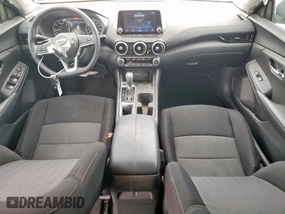 2024 Nissan Sentra SV with VIN 3N1AB8CV6RY240745, listed as a Copart auction lot 57093585 with 22,633 mi miles and Salvage title. Bid and sale history available at DreamBid. Image 8.