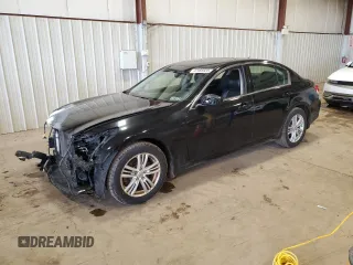 2012 Infiniti G37 x with VIN JN1CV6AR3CM972819, listed as a Copart auction lot 47985935 with 160,909 mi miles and Salvage Title. Bid and sale history available at carsss.com. Image 1.