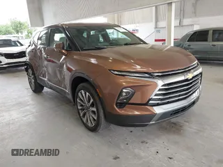 2023 Chevrolet Blazer Premier with VIN 3GNKBFRSXPS100403, listed as a IAAI auction lot 42602073 with 32,117 mi miles and . Bid and sale history available at DreamBid. Image 1.