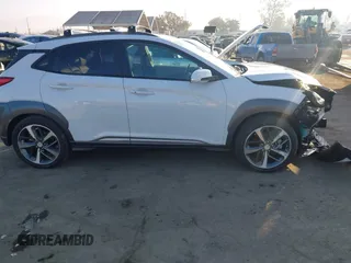 2020 Hyundai Kona Ultimate with VIN KM8K53A55LU556724, listed as a IAAI auction lot 41370388 with 23,651 mi miles. Bid and sale history available at carsss.com. Image 13.