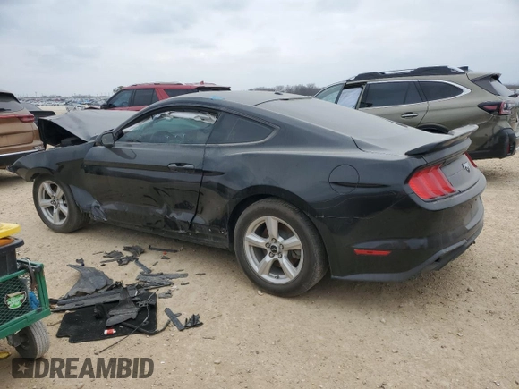 2019 Ford Mustang EcoBoost with VIN 1FA6P8TH4K5192539, listed as a Copart auction lot 47582415 with 76,555 mi miles and Salvage title. Bid and sale history available at DreamBid. Image 2.