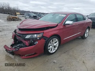 2018 Chevrolet Impala Premier with VIN 2G1125S37J9117108, listed as a Copart auction lot 59706795 with 52,076 mi miles and Salvage title. Bid and sale history available at DreamBid. Image 1.