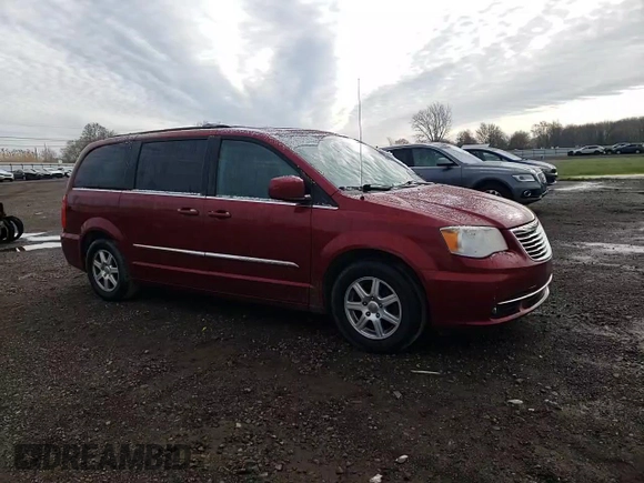 2012 Chrysler Town & Country Touring with VIN 2C4RC1BG3CR348836, listed as a Copart auction lot 52177105 with 184,059 mi miles and Salvage Title. Bid and sale history available at carsss.com. Image 11.