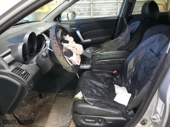 2007 Acura RDX with VIN 5J8TB18257A002545, listed as a Copart auction lot 89092305 with 182,051 mi miles and Salvage Title. Bid and sale history available at carsss.com. Image 7.