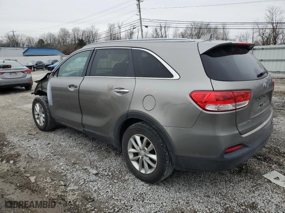 2016 Kia Sorento LX with VIN 5XYPG4A59GG183592, listed as a Copart auction lot 42480615 with 184,205 mi miles and Salvage Title. Bid and sale history available at carsss.com. Image 2.