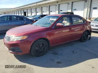2009 Kia Optima LX with VIN KNAGE228095350868, listed as a Copart auction lot 78807284 with 175,254 mi miles and Salvage Title. Bid and sale history available at carsss.com. Image 1.