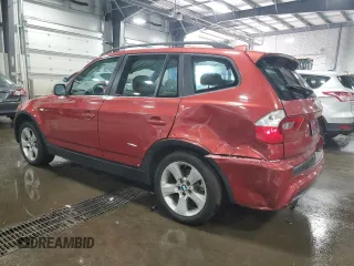 2006 BMW X3 3.0i with VIN WBXPA93456WG88068, listed as a Copart auction lot 50533725 with 137,830 mi miles and Salvage Title. Bid and sale history available at carsss.com. Image 2.