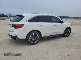 2017 Acura MDX Advance with VIN 5FRYD4H88HB032716, listed as a Copart auction lot 54551095 with 210,131 mi miles and Clean Title. Bid and sale history available at carsss.com. Image 3.