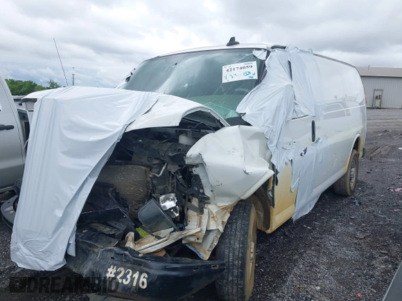 2023 Chevrolet Express Cargo с VIN 1GCWGAFP1P1102511, выставлен на аукционе IAAI как лот 42174059 с пробегом Не указан миль и . История ставок и продаж доступна на DreamBid. Изображение 18.