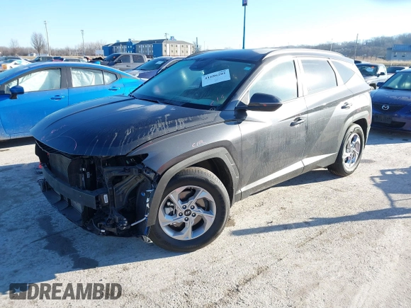 2022 Hyundai Tucson SEL with VIN 5NMJB3AEXNH108398, listed as a IAAI auction lot 41686201 with 46,670 mi miles. Bid and sale history available at carsss.com. Image 2.