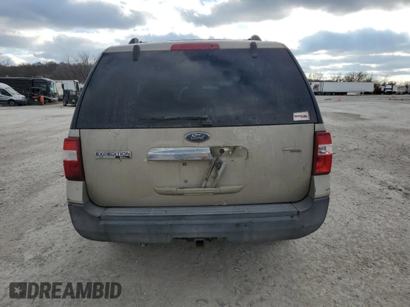 2007 Ford Expedition EL XLT with VIN 1FMFK15547LA27950, listed as a Copart auction lot 84349604 with 269,738 mi miles and Salvage Title. Bid and sale history available at carsss.com. Image 6.
