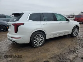 2021 Cadillac XT6 Premium Luxury with VIN 1GYKPDRS3MZ149692, listed as a Copart auction lot 47109805 with 82,004 mi miles and Salvage title. Bid and sale history available at DreamBid. Image 3.