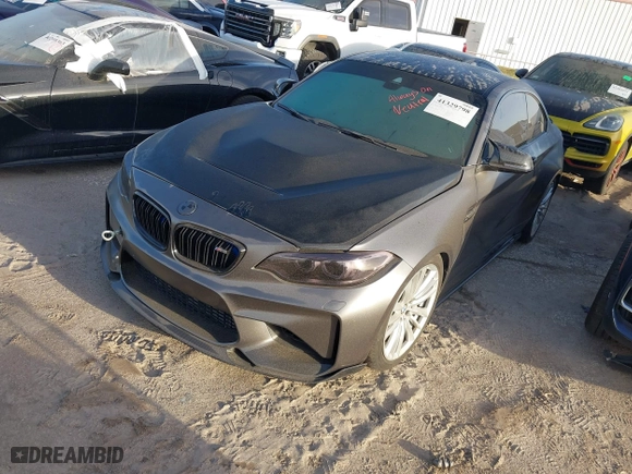 2017 BMW M2 with VIN WBS1H9C37HV887840, listed as a IAAI auction lot 41329798 with 40,942 mi miles. Bid and sale history available at carsss.com. Image 2.