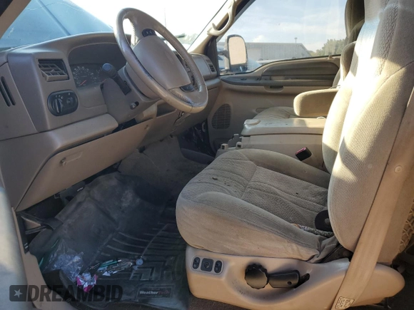 2000 Ford Excursion XLT z VIN 1FMNU41S0YED84177, wystawiony jako Copart lot #70966074 z przebiegiem Nie podano mil oraz Szkoda całkowita • Salvage title. Historia ofert i sprzedaży dostępna na DreamBid. Obrazek 7.