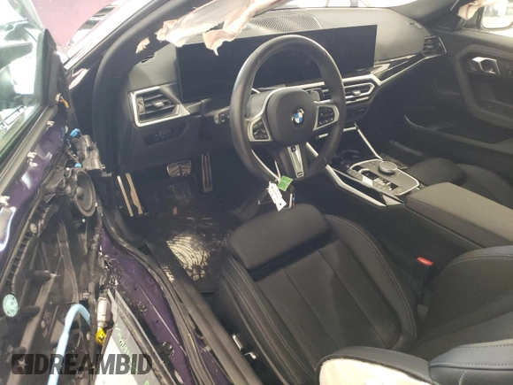 2024 BMW 2 Series M240i xDrive with VIN 3MW53CM07R8E66520, listed as a Copart auction lot 84655474 with 6,176 mi miles and Salvage Title. Bid and sale history available at carsss.com. Image 8.