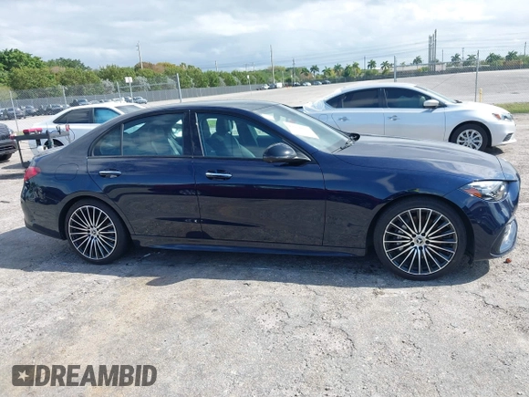 2023 Mercedes-Benz C 300 with VIN W1KAF4GB1PR103652, listed as a IAAI auction lot 42016608 with 11,935 mi miles and . Bid and sale history available at DreamBid. Image 13.
