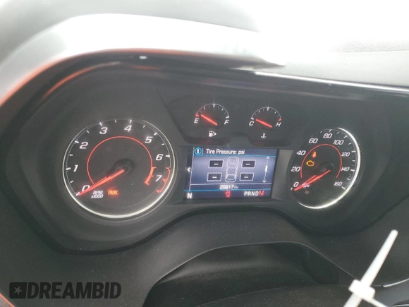 2023 Chevrolet Camaro LT1 with VIN 1G1FF1R78P0101871, listed as a Copart auction lot 43396805 with 29,817 mi miles and Salvage Title. Bid and sale history available at DreamBid. Image 9.