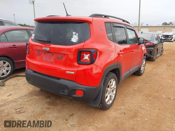2017 Jeep Renegade Altitude z VIN ZACCJABB1HPF97308, wystawiony jako IAAI lot #41768981 z przebiegiem 70 700 mil mil oraz . Historia ofert i sprzedaży dostępna na DreamBid. Obrazek 4.