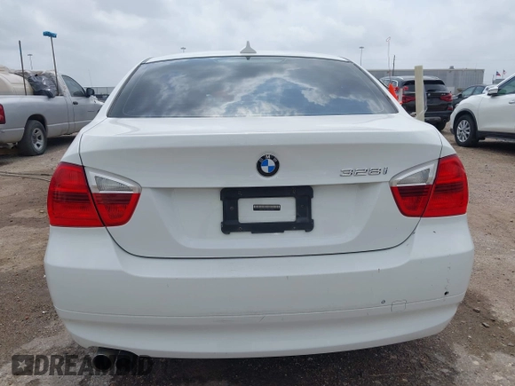 2008 BMW 3 Series 328i with VIN WBAVA37518NL53526, listed as a IAAI auction lot 41956298 with 208,586 mi miles and . Bid and sale history available at DreamBid. Image 16.