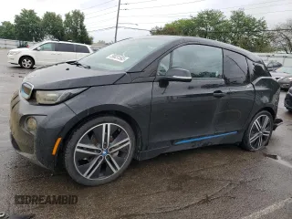2016 BMW i3 with VIN WBY1Z4C55GV506136, listed as a Copart auction lot 59031565 with 56,789 mi miles and Salvage title. Bid and sale history available at DreamBid. Image 1.