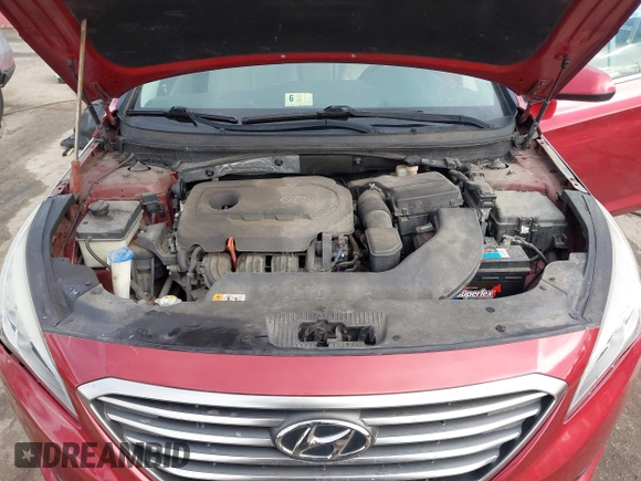 2016 Hyundai Sonata SE with VIN 5NPE24AF9GH414904, listed as a IAAI auction lot 41633415 with 107,778 mi miles and . Bid and sale history available at carsss.com. Image 10.