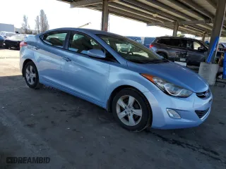 2012 Hyundai Elantra Limited with VIN KMHDH4AE1CU329438, listed as a Copart auction lot 50076205 with 204,557 mi miles and Clean Title. Bid and sale history available at carsss.com. Image 4.