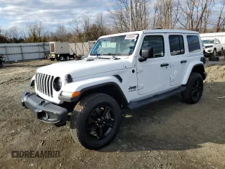 2022 Jeep Wrangler Unlimited Sahara Altitude with VIN 1C4HJXEG2NW260905, listed as a Copart auction lot 86986584 with 7,219 mi miles and Non Repairable. Bid and sale history available at DreamBid. Image 1.
