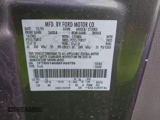 2006 Ford F-150 XLT с VIN 1FTRW14W86FA69759, выставлен на аукционе IAAI как лот 41742707 с пробегом Не указан миль и . История ставок и продаж доступна на DreamBid. Изображение 9.