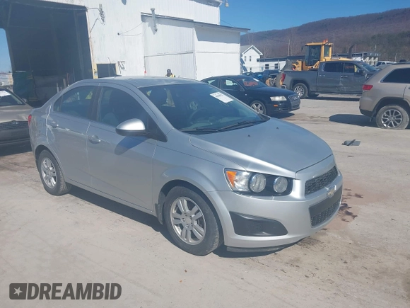 2012 Chevrolet Sonic LT with VIN 1G1JC5SH8C4202487, listed as a IAAI auction lot 41848022 with 155,791 mi miles and . Bid and sale history available at DreamBid. Image 1.