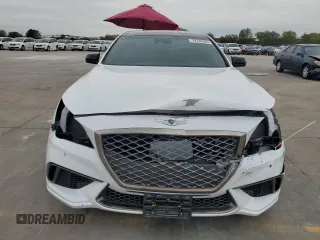 2019 Genesis G80 3.3T Sport with VIN KMTFN4JB0KU320970, listed as a Copart auction lot 79726564 with 65,892 mi miles and Salvage Title. Bid and sale history available at carsss.com. Image 5.