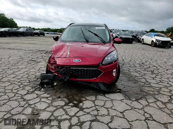 2021 Ford Escape Titanium Hybrid with VIN 1FMCU0DZ7MUB20799, listed as a Copart auction lot 58835735 with 37,767 mi miles and Salvage title. Bid and sale history available at DreamBid. Image 14.