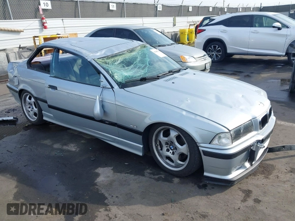 1997 BMW 3 Series M3 with VIN WBSBG9325VEY74708, listed as a IAAI auction lot 41483333 with 266,074 mi miles and . Bid and sale history available at DreamBid. Image 1.