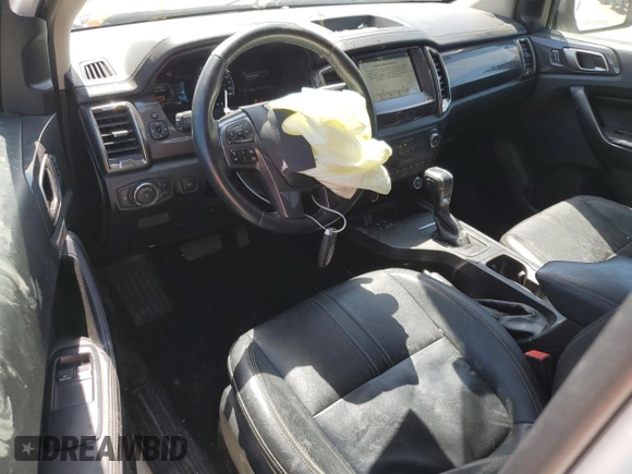 2019 Ford Ranger XL with VIN 1FTER1EH5KLA09343, listed as a Copart auction lot 60436135 with 167,323 mi miles and Salvage title. Bid and sale history available at DreamBid. Image 8.