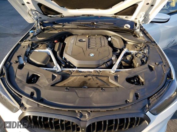 2023 BMW 8 Series 840i with VIN WBADZ2C08PCL26584, listed as a Copart auction lot 79798573 with 7,025 mi miles. Bid and sale history available at carsss.com. Image 11.