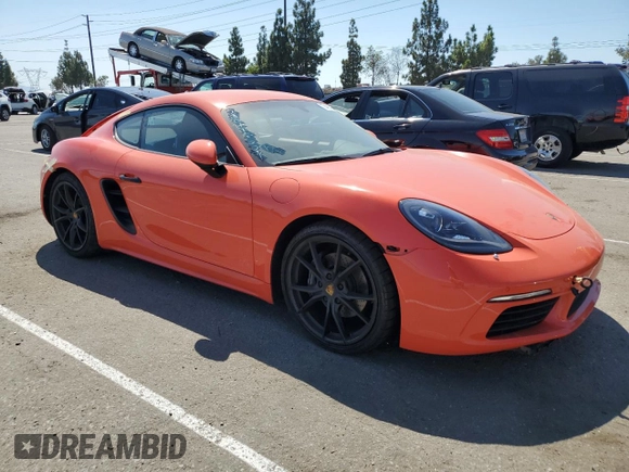2021 Porsche 718 Cayman z VIN WP0AA2A87MS260522, wystawiony jako Copart lot #70483854 z przebiegiem 5 117 mil mil oraz Szkoda całkowita • Salvage title. Historia ofert i sprzedaży dostępna na DreamBid. Obrazek 4.