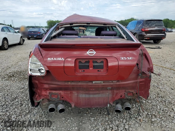 2008 Nissan Maxima SE z VIN 1N4BA41E78C831101, wystawiony jako Copart lot #58123985 z przebiegiem Nie podano mil oraz Szkoda całkowita • Salvage title. Historia ofert i sprzedaży dostępna na DreamBid. Obrazek 6.