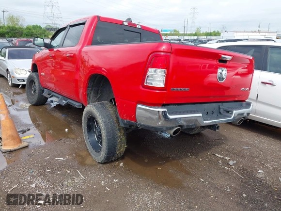 2019 Ram 1500 Big Horn с VIN 1C6SRFFT1KN650004, выставлен на аукционе IAAI как лот 42119833 с пробегом 84 399 миль миль и . История ставок и продаж доступна на DreamBid. Изображение 3.